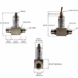 core-sensors-cs14-differential-pressure-transducer-dimensional-diagram