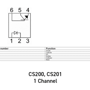 isocom-cs200-cs201-optocoupler-pin-function