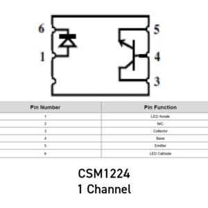 isocom-csm1224-optocoupler-pin-function