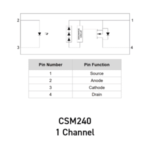 isocom-csm240-pin function