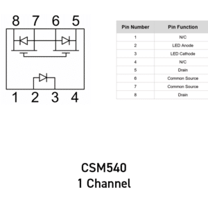 isocom-csm540-pin-function