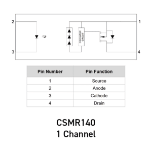 isocom-csmr140-pin-function